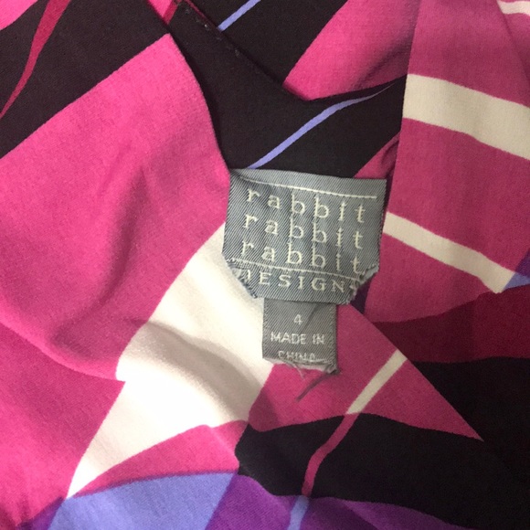 Rabbit Rabbit Rabbit Abstract Dress - Picture 4 of 4